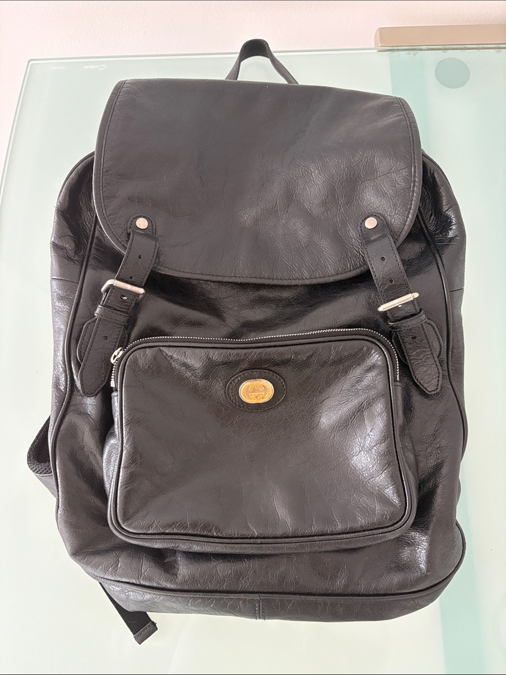 Gucci Leather Backpack - Picture 3 of 8